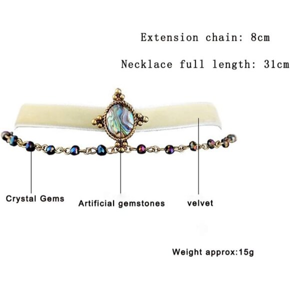 Multilayer Necklace, Vintage Star Choker Chain Leather Pendant Layer for Women J - Picture 4 of 9